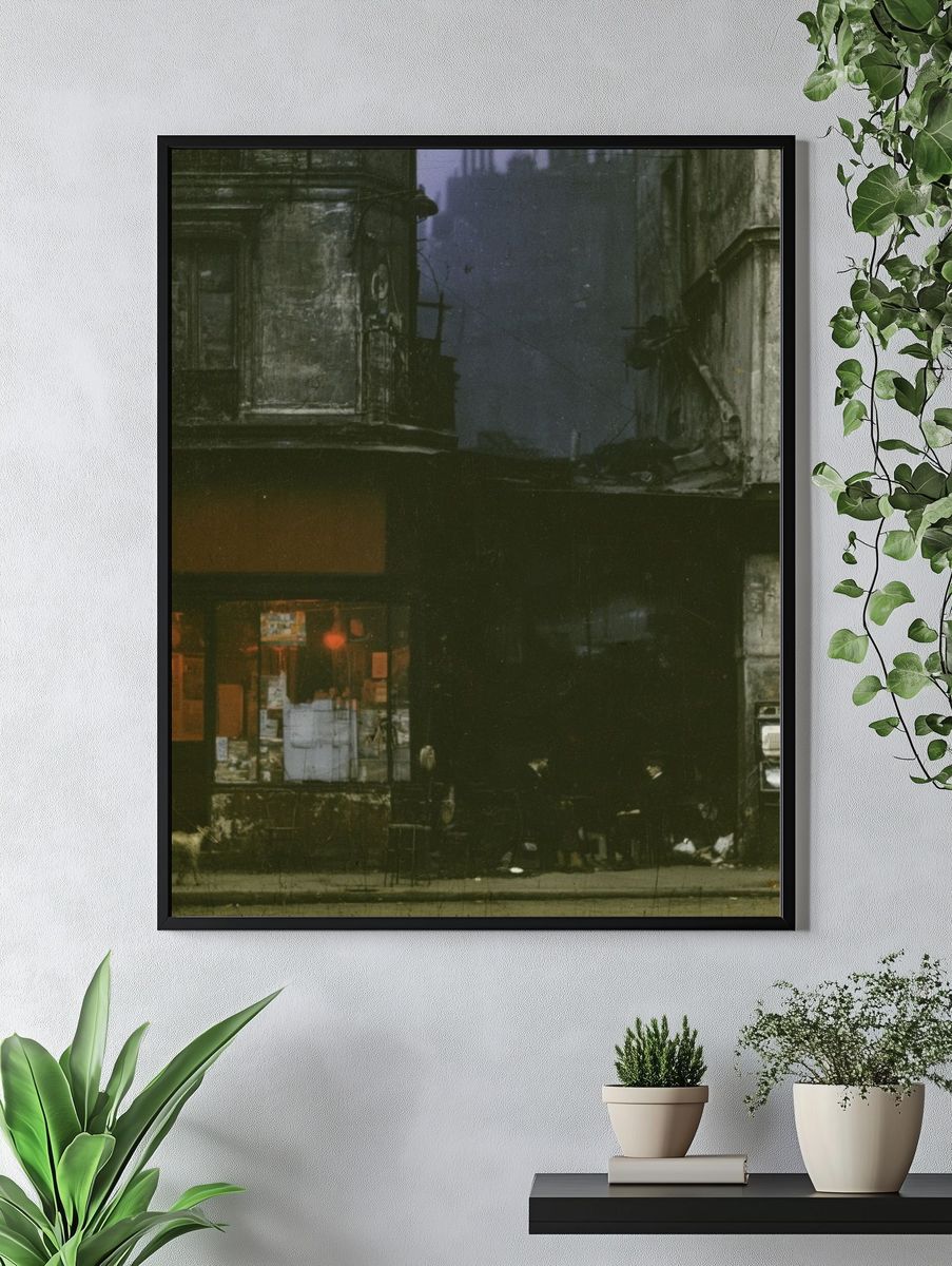 Moody Urban Street Photography Poster. — room view 4