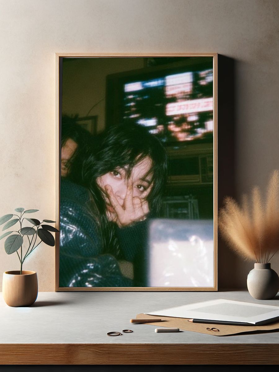 Moody Portrait Photography Poster. — room view 2