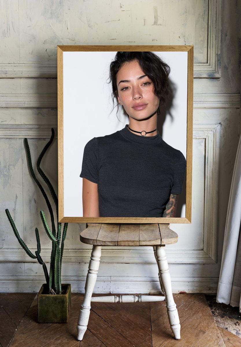 Portrait Fashion Photography Poster. — room view 1
