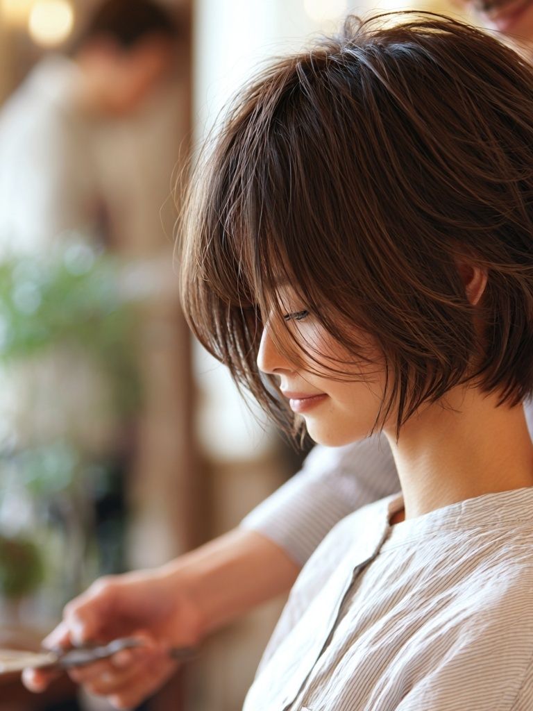 Salon Haircut Portrait Print. poster — photography art
