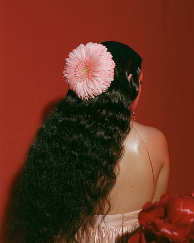 Floral Portrait Photography Poster.