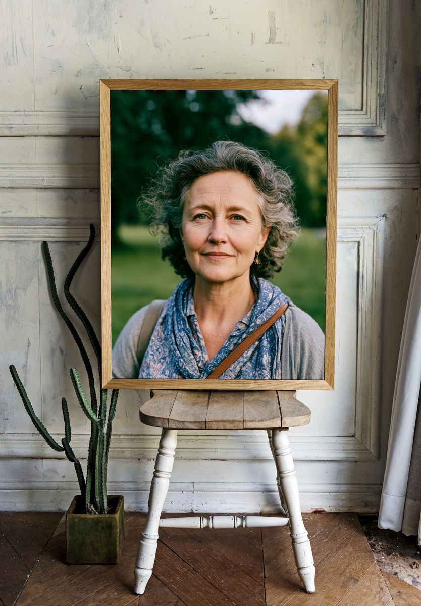 Woman Portrait Photography Poster. room preview