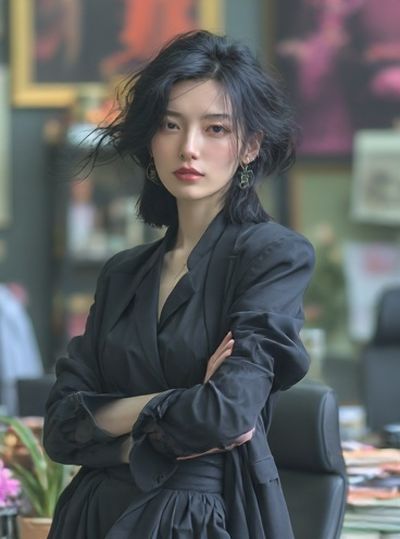 Elegant Woman Portrait Poster.