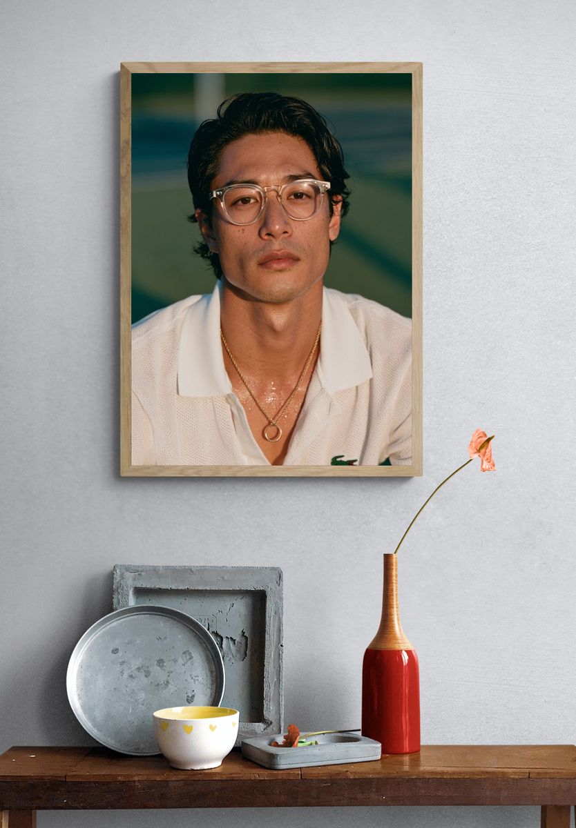 Portrait of a Man Photography Poster. — room view 3