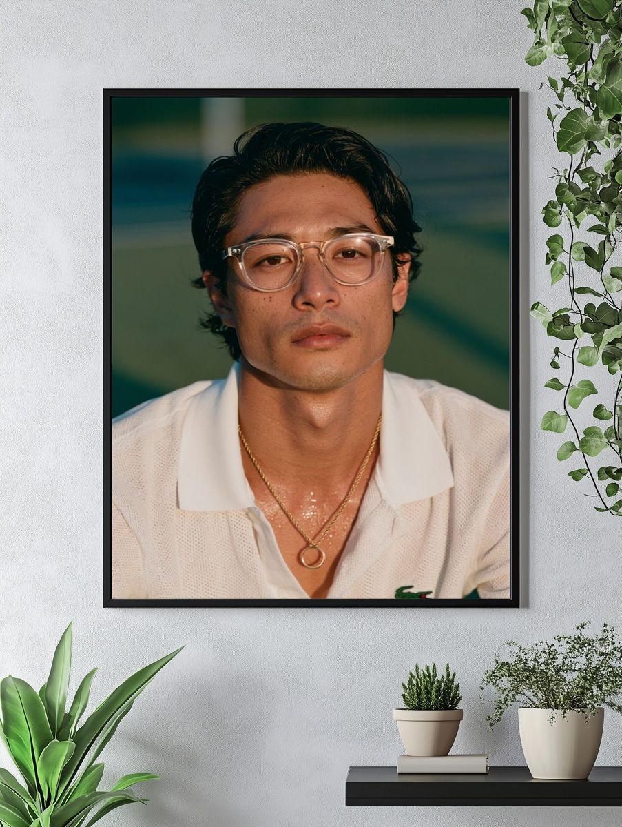 Portrait of a Man Photography Poster. — room view 4