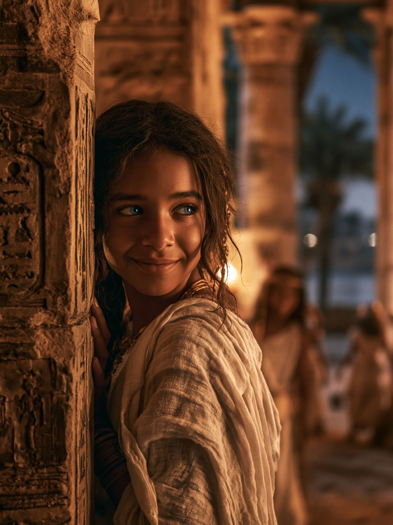Temple Portrait Photography Poster. poster — photography art