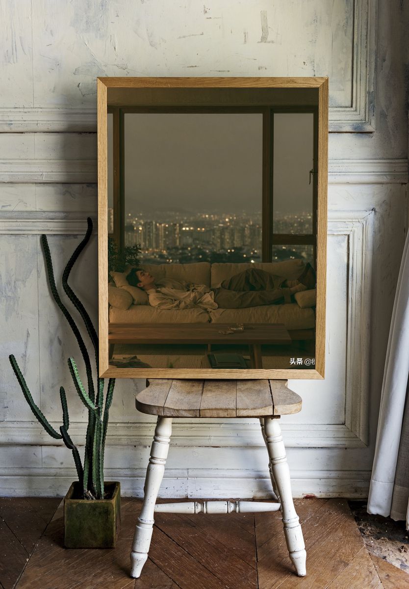 City Night Interior Photography Poster. room preview