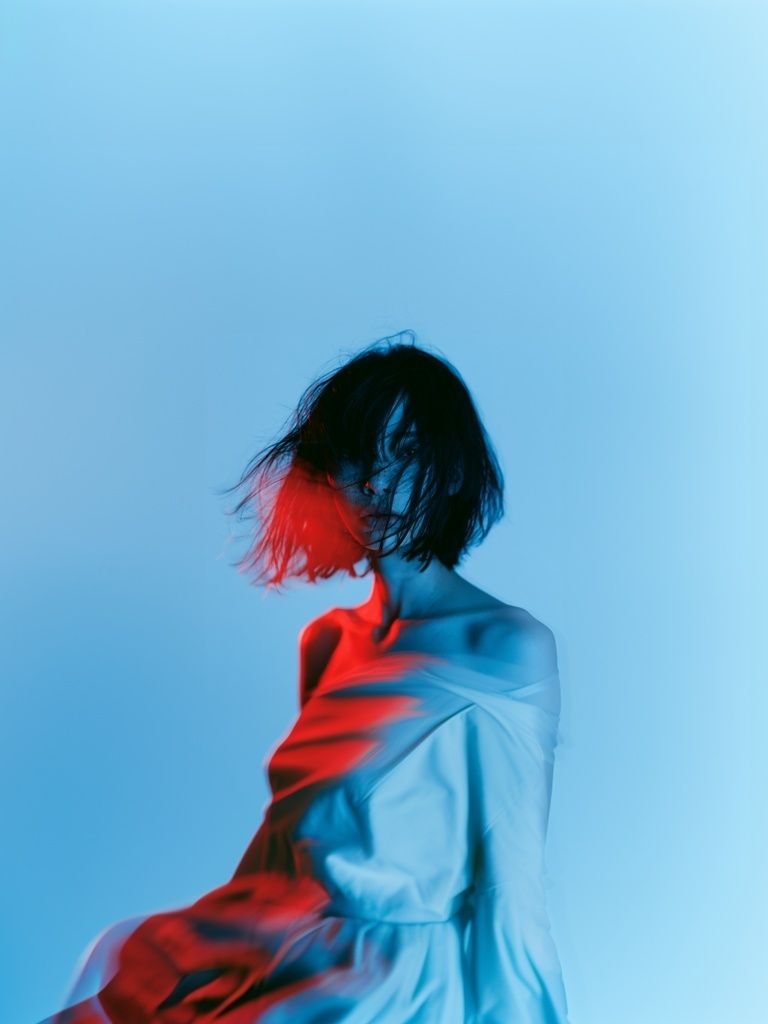 Neon Portrait Photography Poster. poster detail