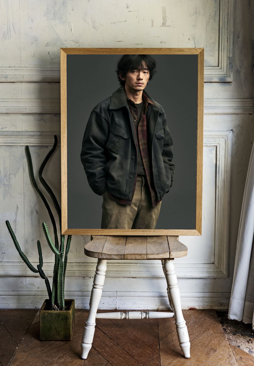 Studio Portrait Fashion Poster. — room view 1