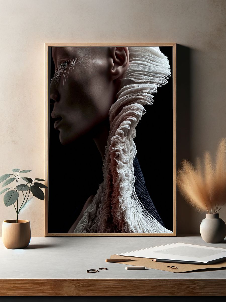 Avant-Garde Portrait Print. — room view 2