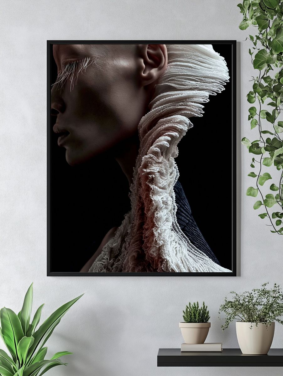 Avant-Garde Portrait Print. — room view 4