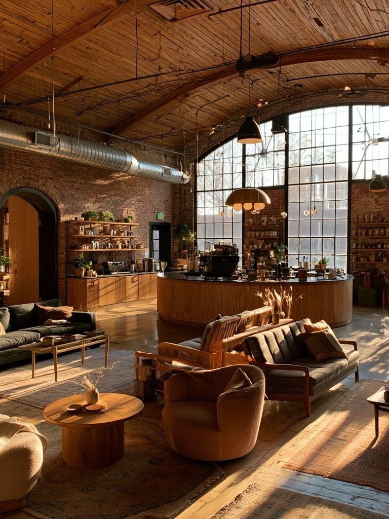 Industrial Loft Interior Photography Poster. poster detail