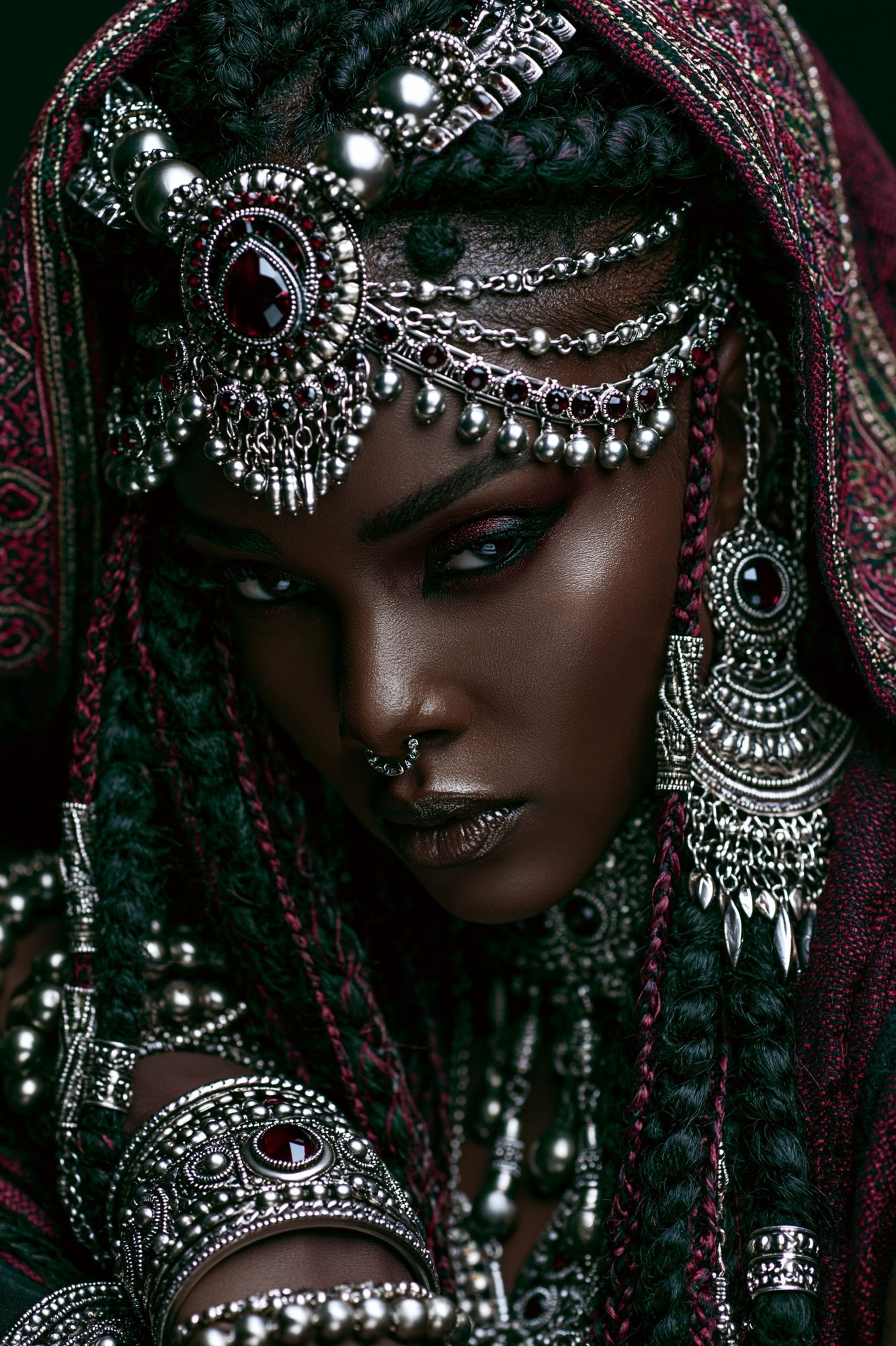 Ornate Portrait Photography Poster. poster — photography art