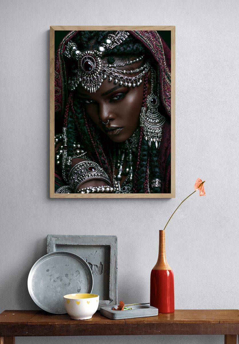 Ornate Portrait Photography Poster. — room view 3