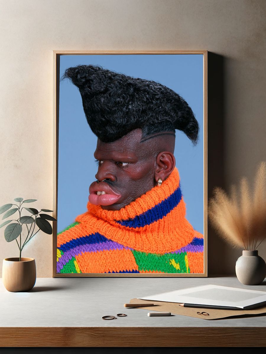 Avant-Garde Portrait Photography Poster. — room view 2