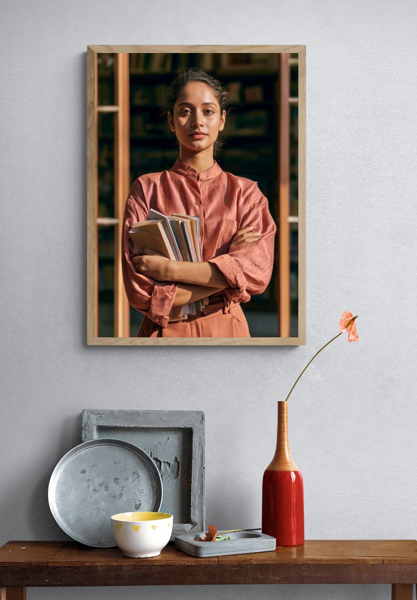 Portrait of a Student Photography Poster. — room view 3