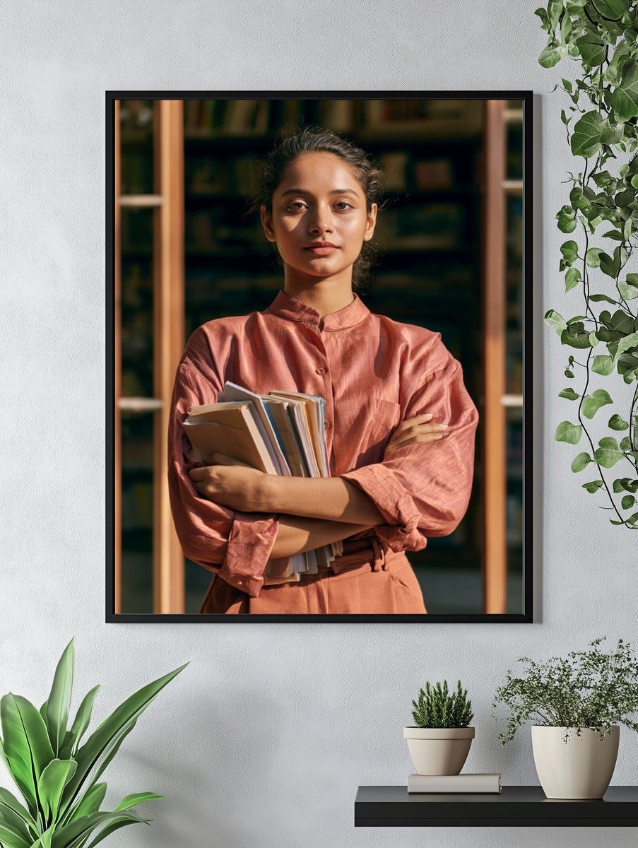 Portrait of a Student Photography Poster. — room view 4