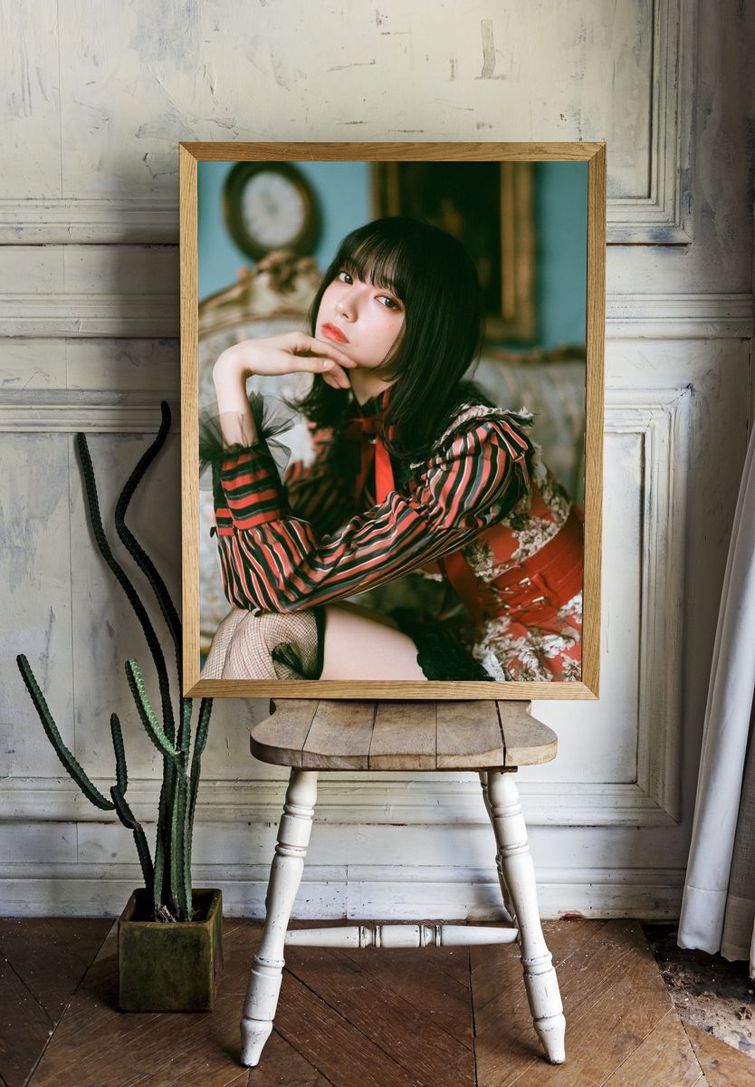 Gothic Portrait Fashion Poster. — room view 1