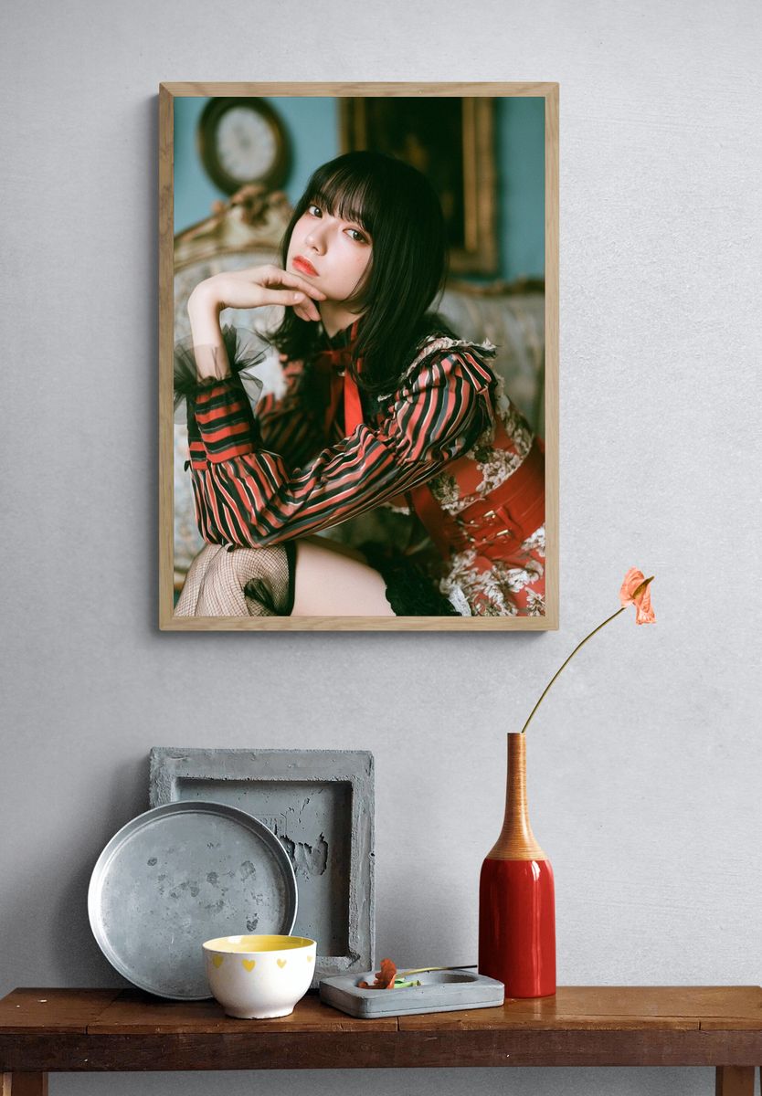 Gothic Portrait Fashion Poster. — room view 3