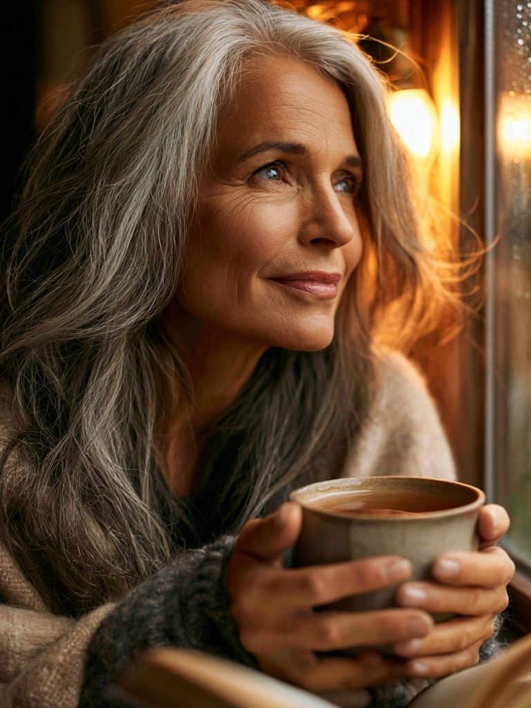 Cozy Window Portrait Photography Poster. poster — photography art