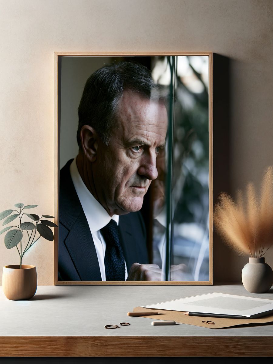 Intense Portrait Photography Poster. — room view 2