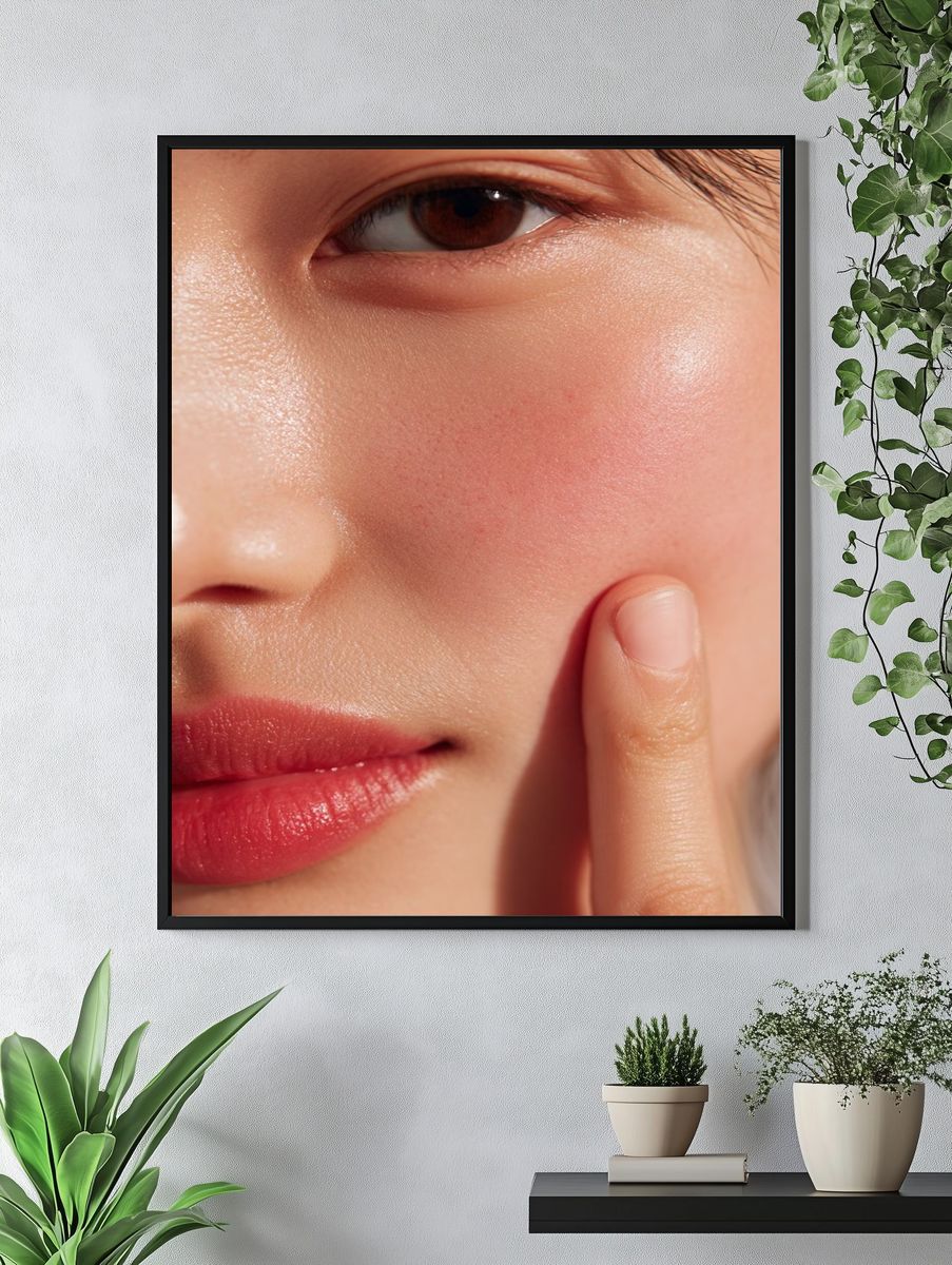 Close-Up Beauty Portrait Print. — room view 4