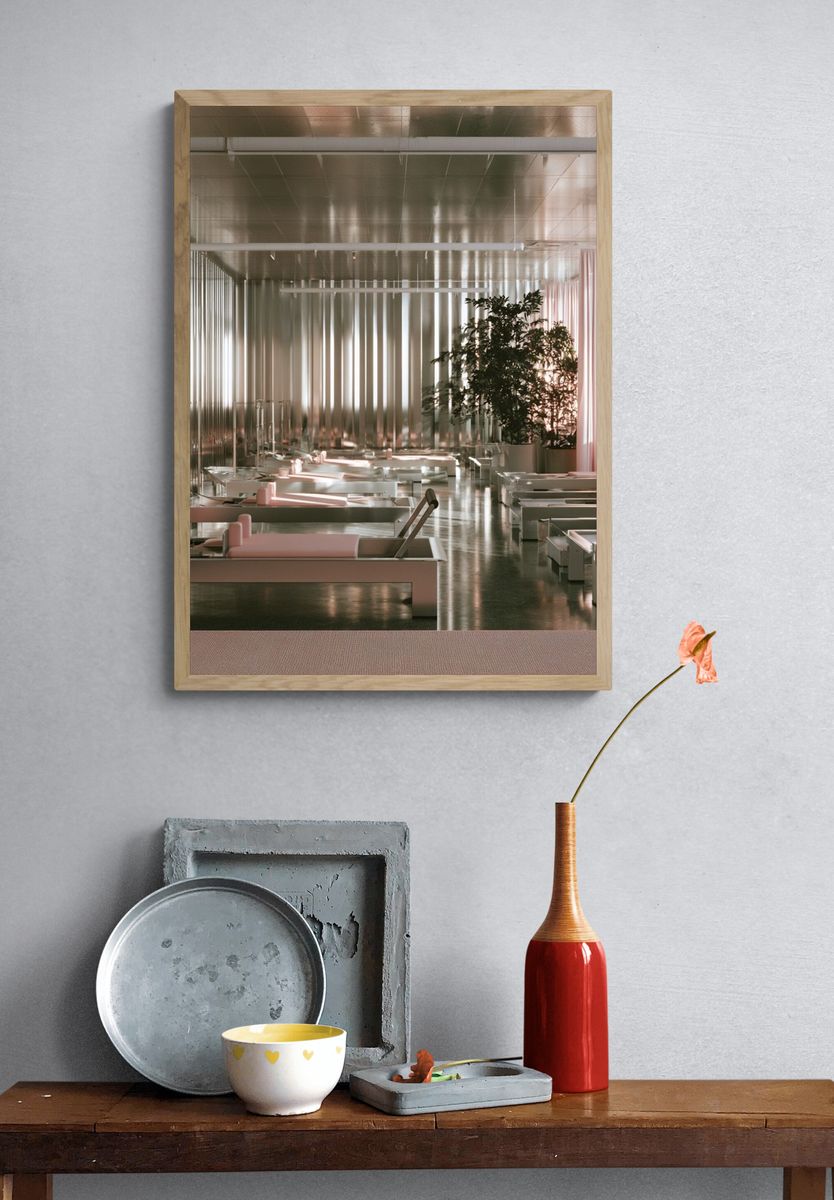 Minimalist Spa Interior Print. — room view 3