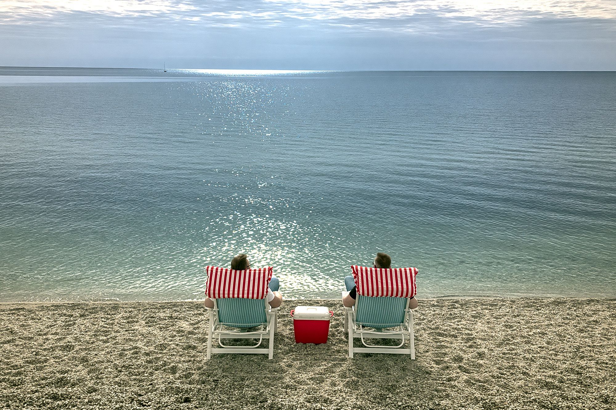 Seaside Lounge Photography Poster. poster detail