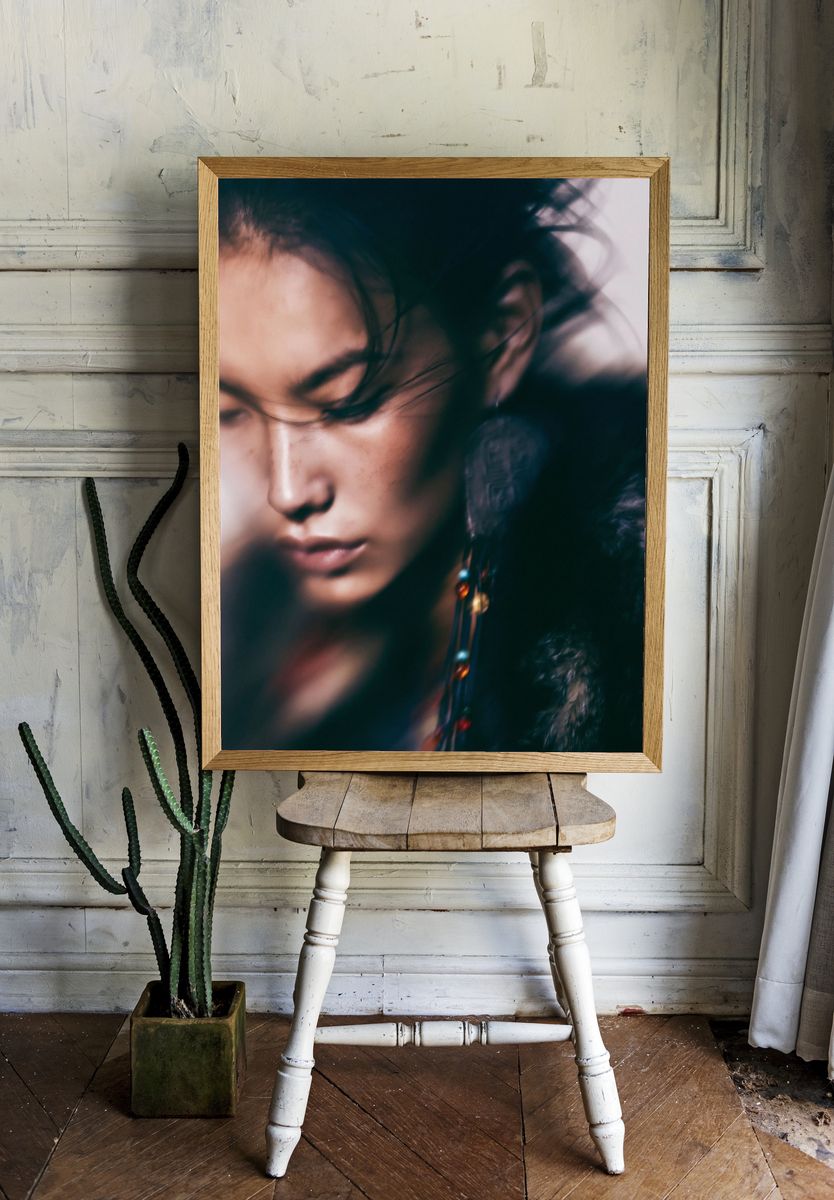 Dreamy Portrait Photography Poster. — room view 1