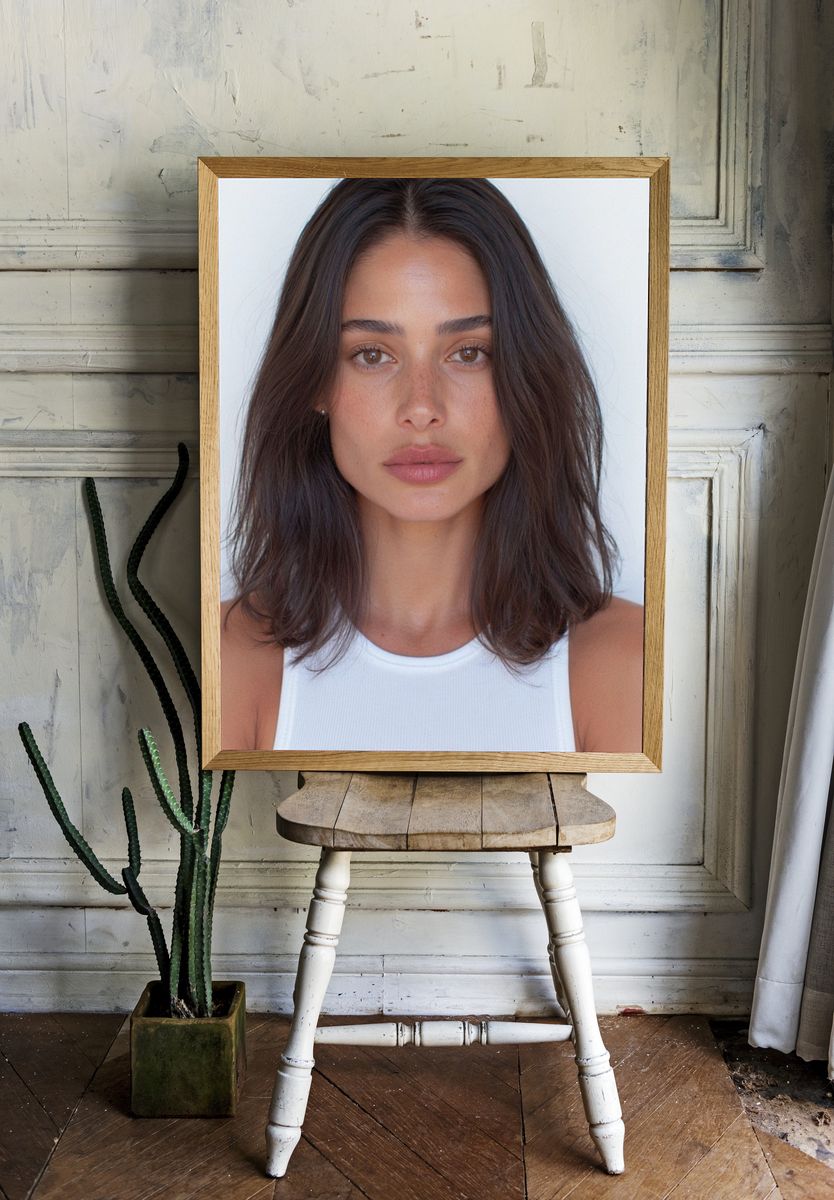 Minimalist Portrait Poster. room preview