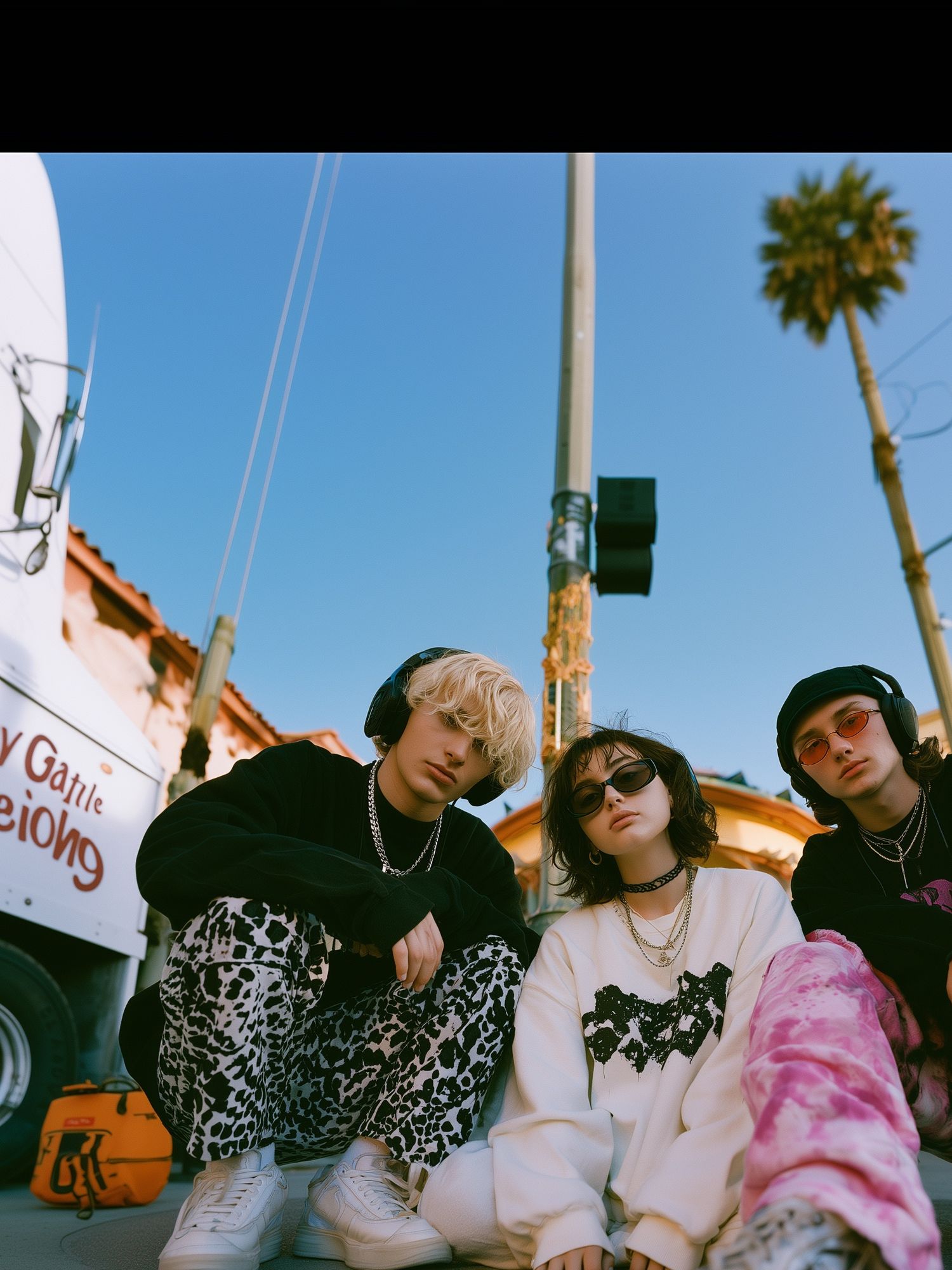 Streetwear Trio Photography Poster. poster detail