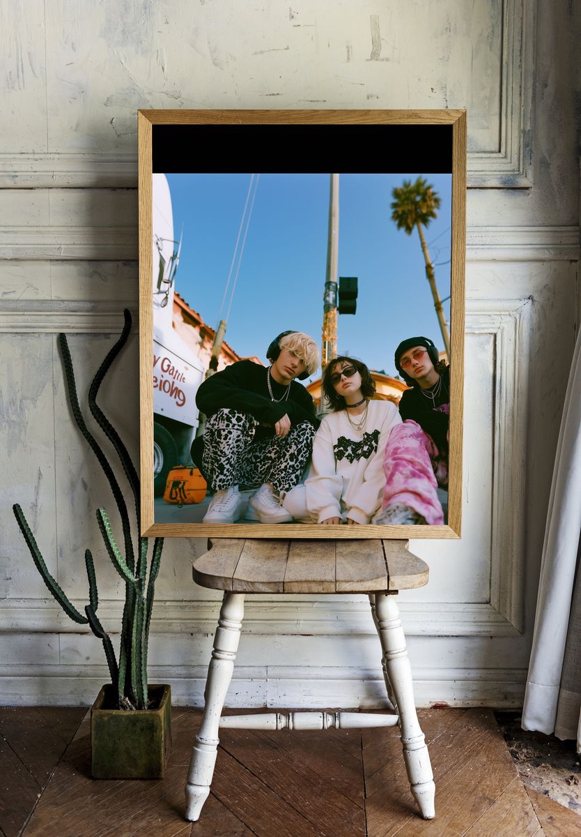 Streetwear Trio Photography Poster. — room view 1