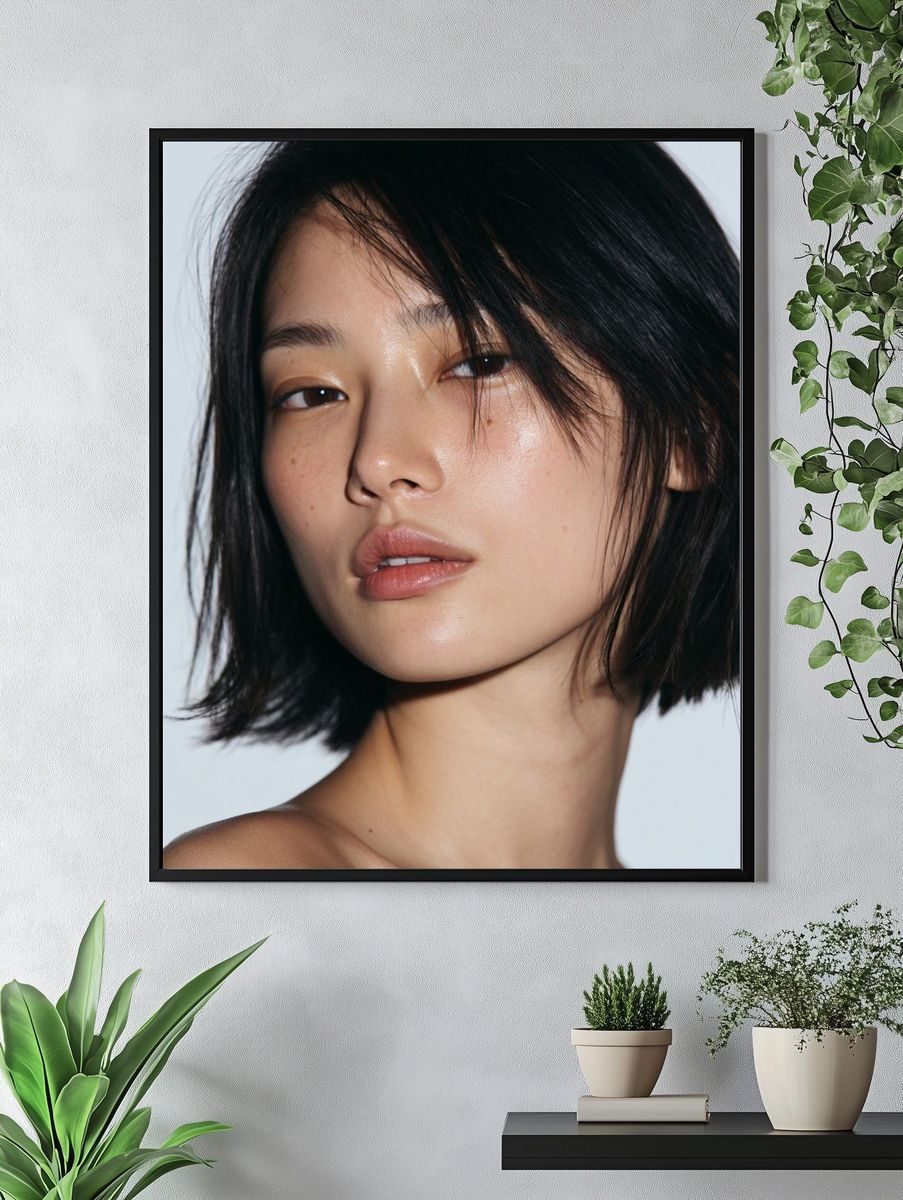 Minimalist Portrait Photography Poster. — room view 4