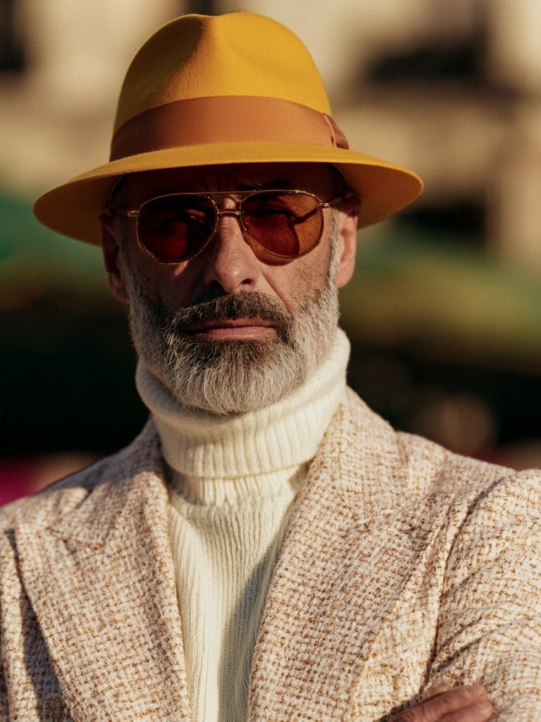 Stylish Man Portrait Photography Poster. poster — photography art