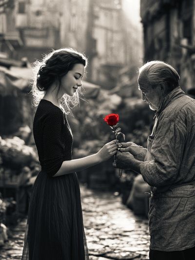 Red Rose Exchange Fine-Art Print. poster