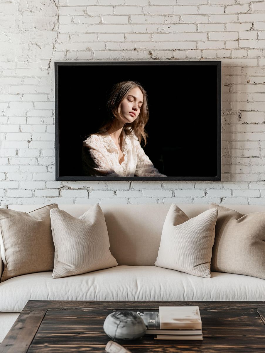 Dreamy Portrait Photography Poster. — room view 1
