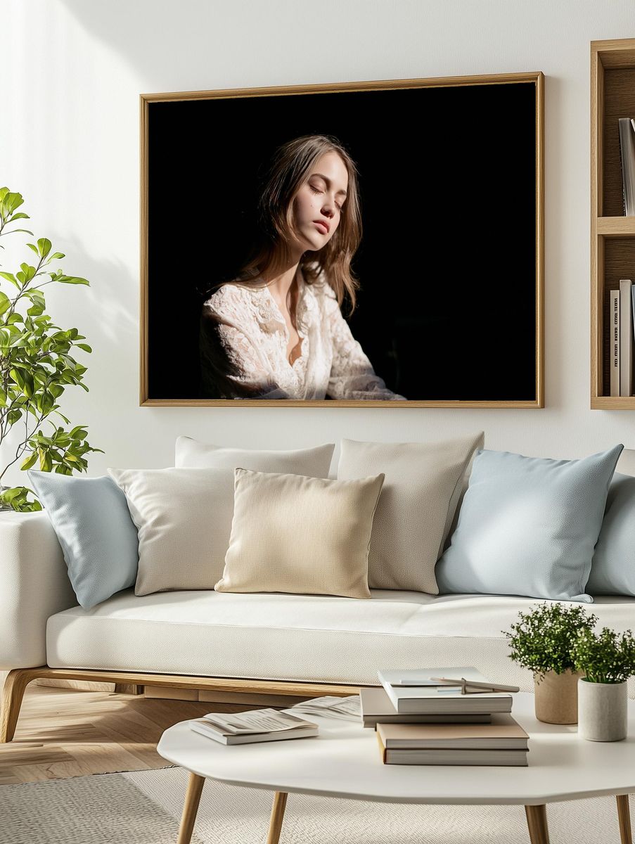 Dreamy Portrait Photography Poster. — room view 2