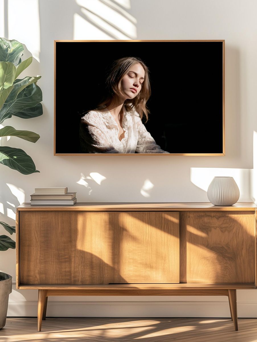 Dreamy Portrait Photography Poster. — room view 3