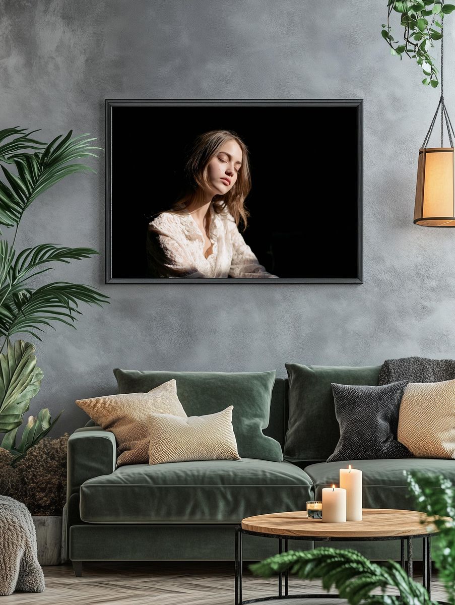 Dreamy Portrait Photography Poster. — room view 4