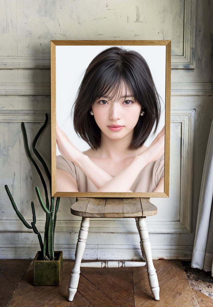 Elegant Portrait Photography Poster. room preview