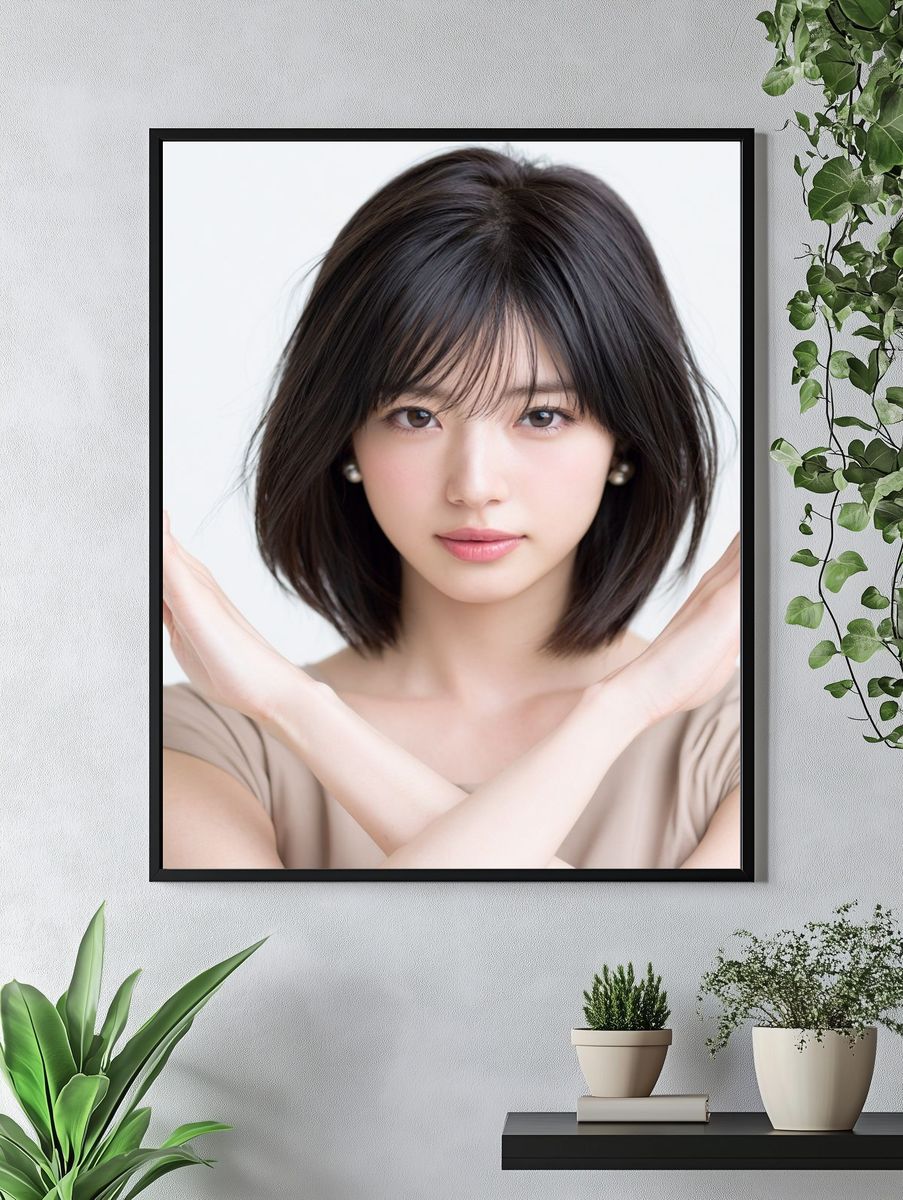 Elegant Portrait Photography Poster. — room view 4