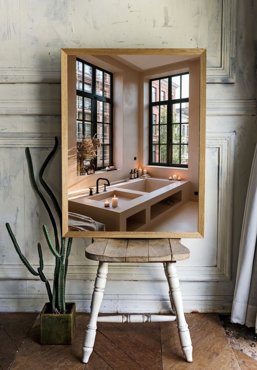Spa Bathroom Interior Photography Poster. — room view 1