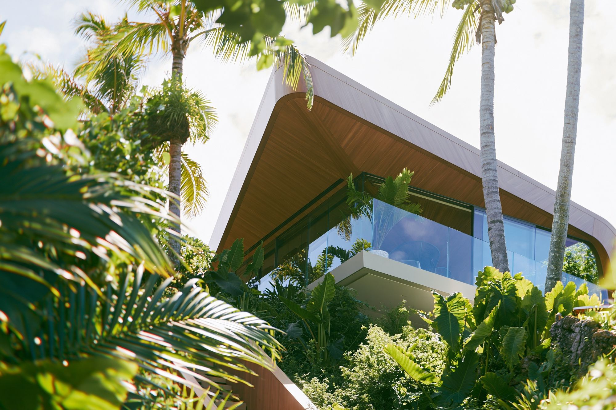 Tropical Modern Villa Photography Poster. poster — photography art