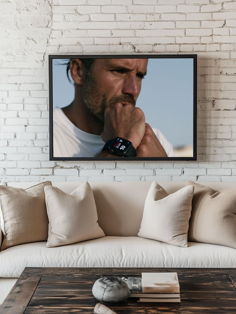 Thoughtful Man Portrait Photography Poster. room preview