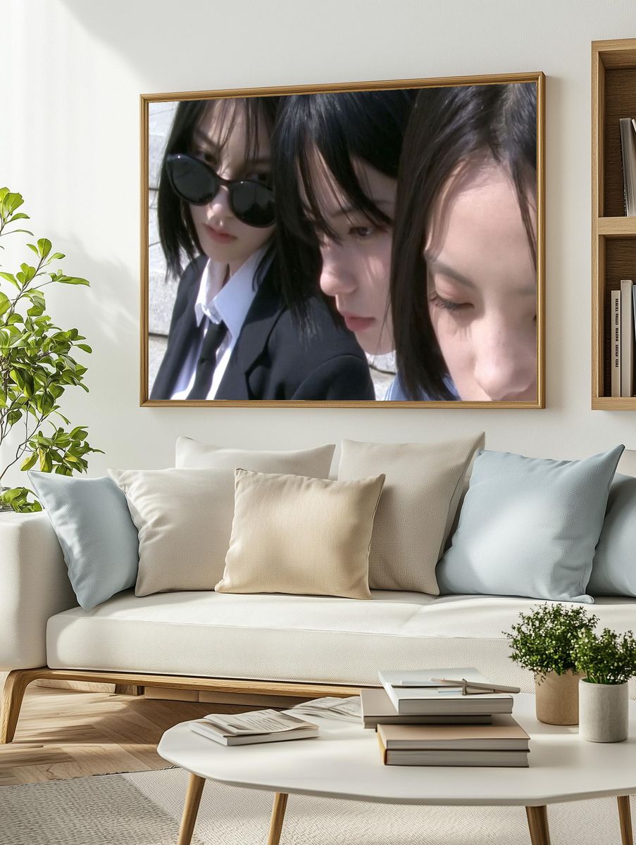 Three Women Portrait Photography Poster. — room view 2