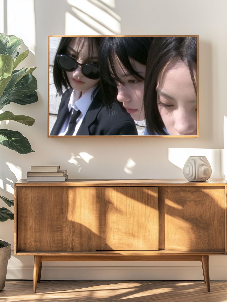 Three Women Portrait Photography Poster. — room view 3