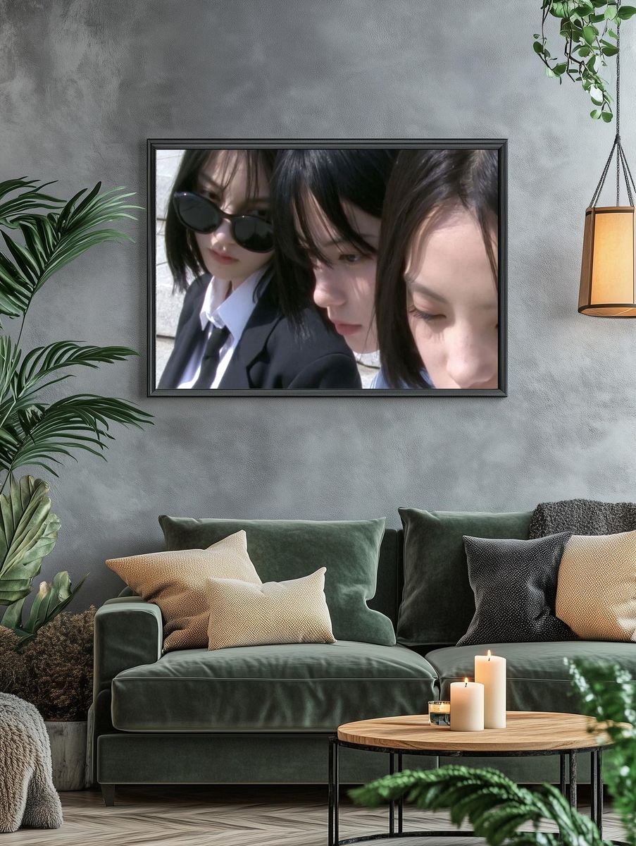 Three Women Portrait Photography Poster. — room view 4