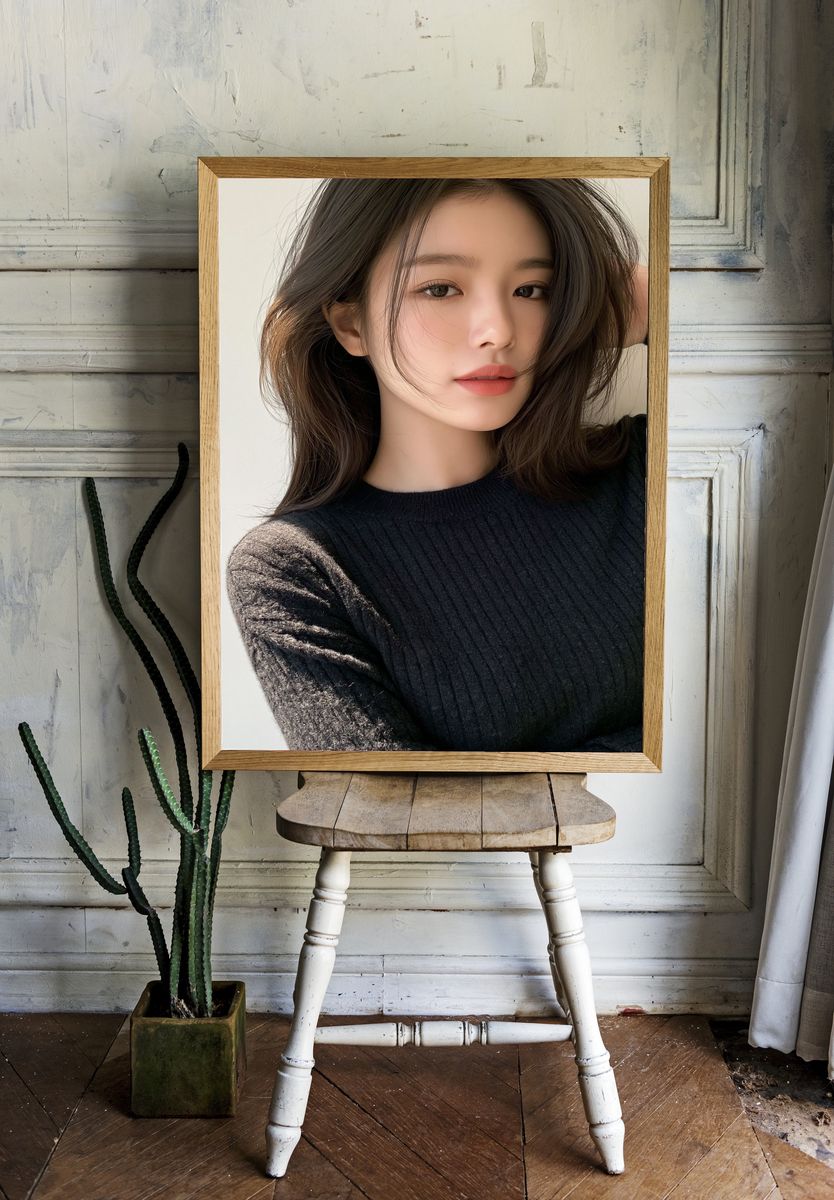 Elegant Portrait Photography Poster. room preview