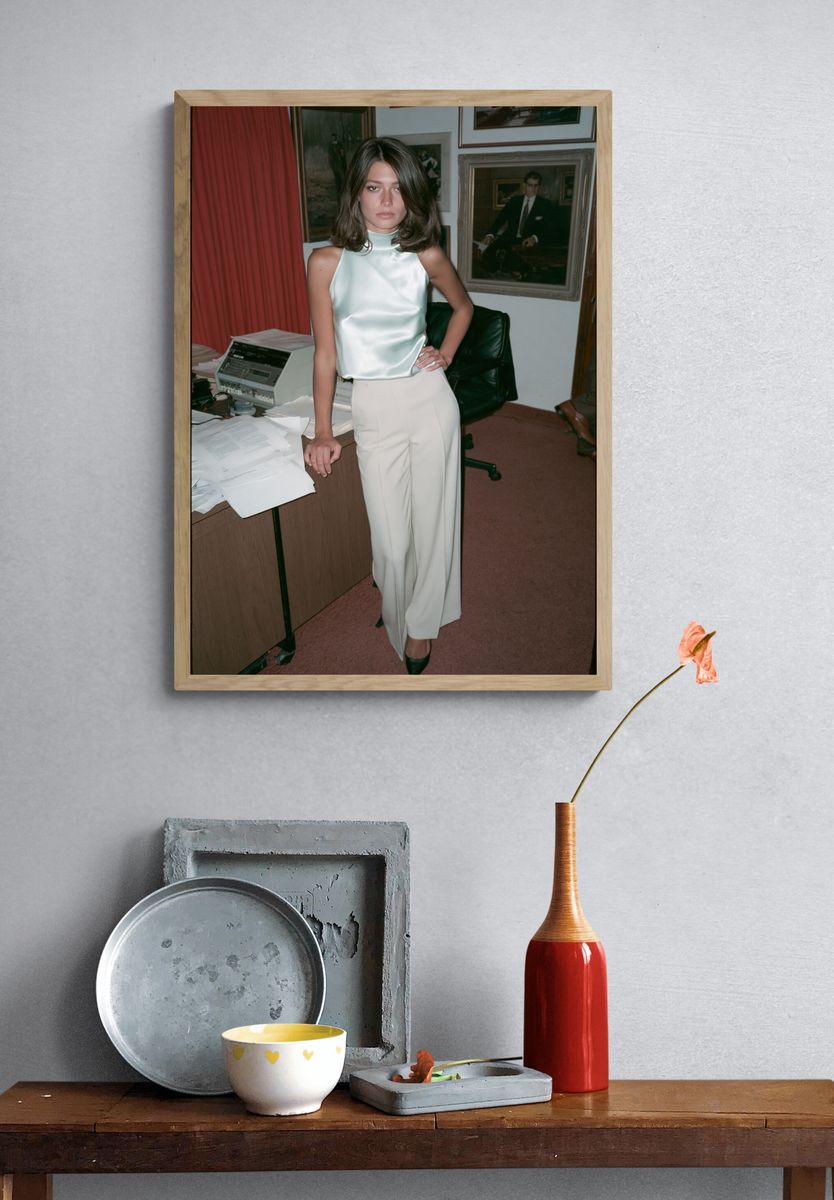 Vintage Fashion Portrait Poster. — room view 3