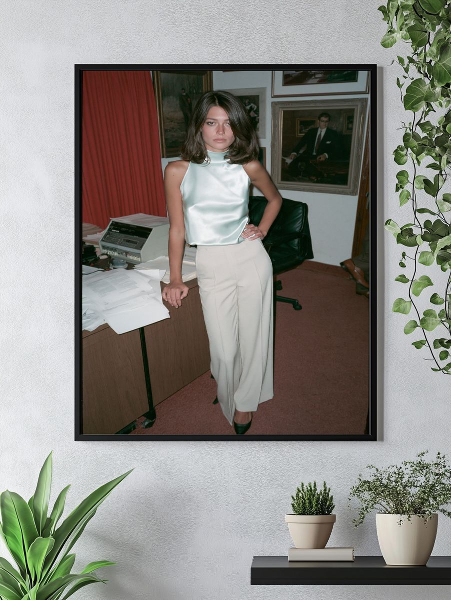 Vintage Fashion Portrait Poster. — room view 4
